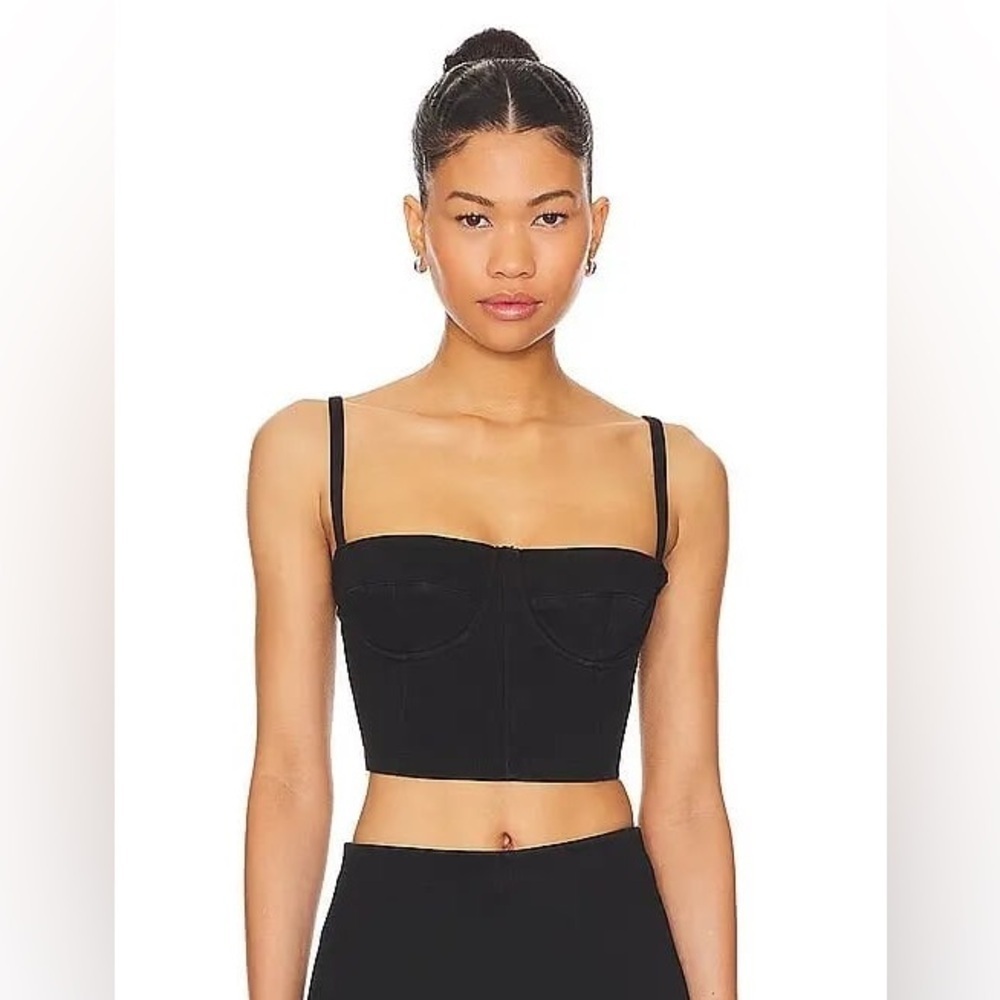 Good American Sculpt Bustier - Black (Medium)